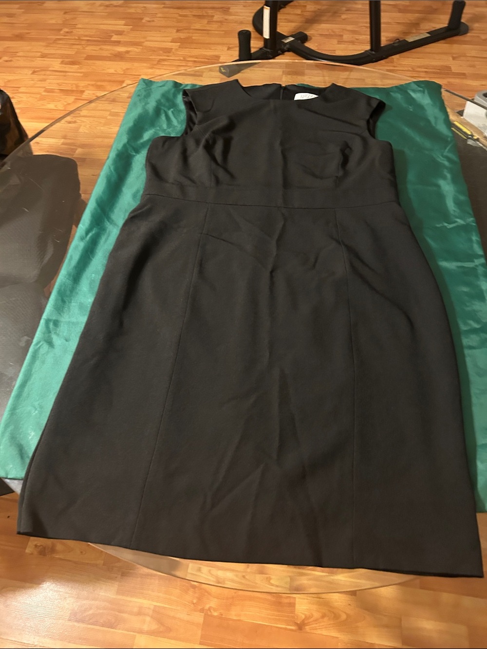 Classic Black Sheath Dress - Women's Tailored Work Dress